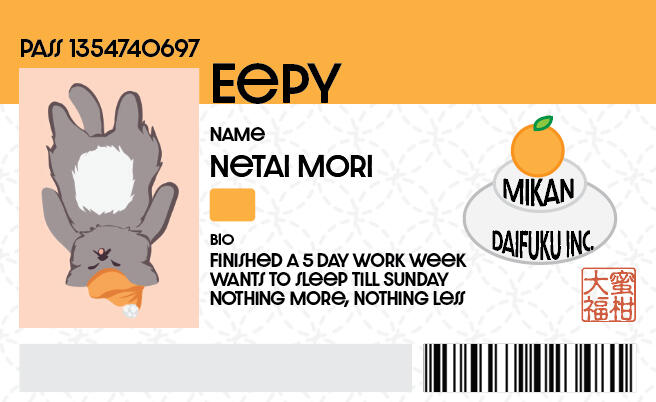 眠たい森ちゃん