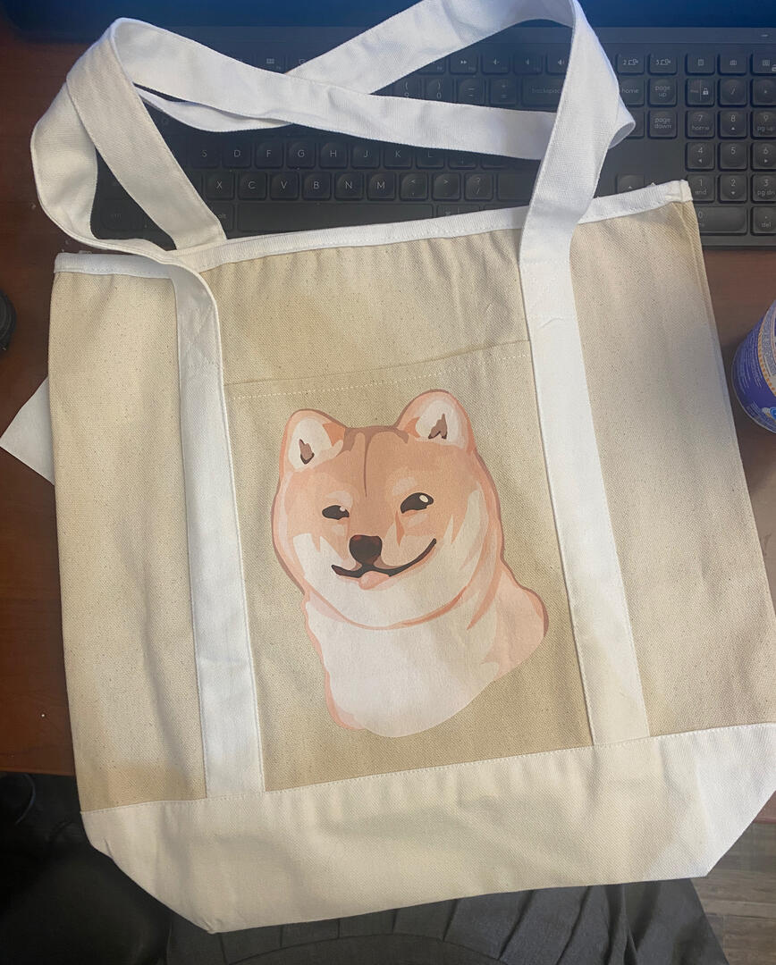 Dog Tote Bag